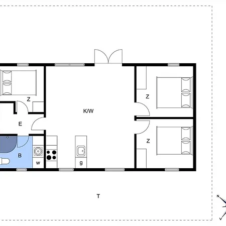 6809-allinge-aeblebakken-2 Nyaraló *